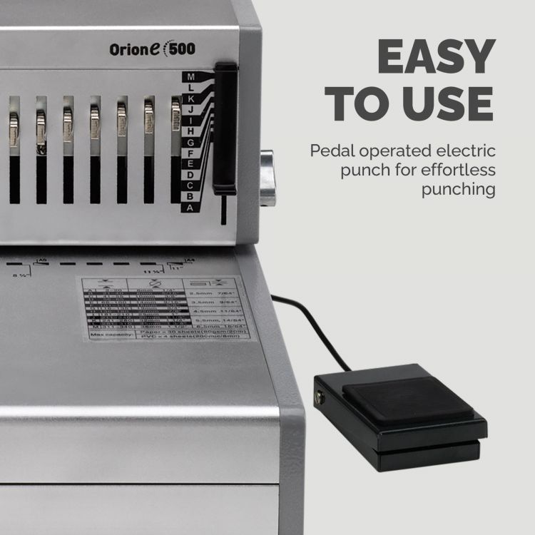 Fellowes Orion Electric Comb Binder - Image 2