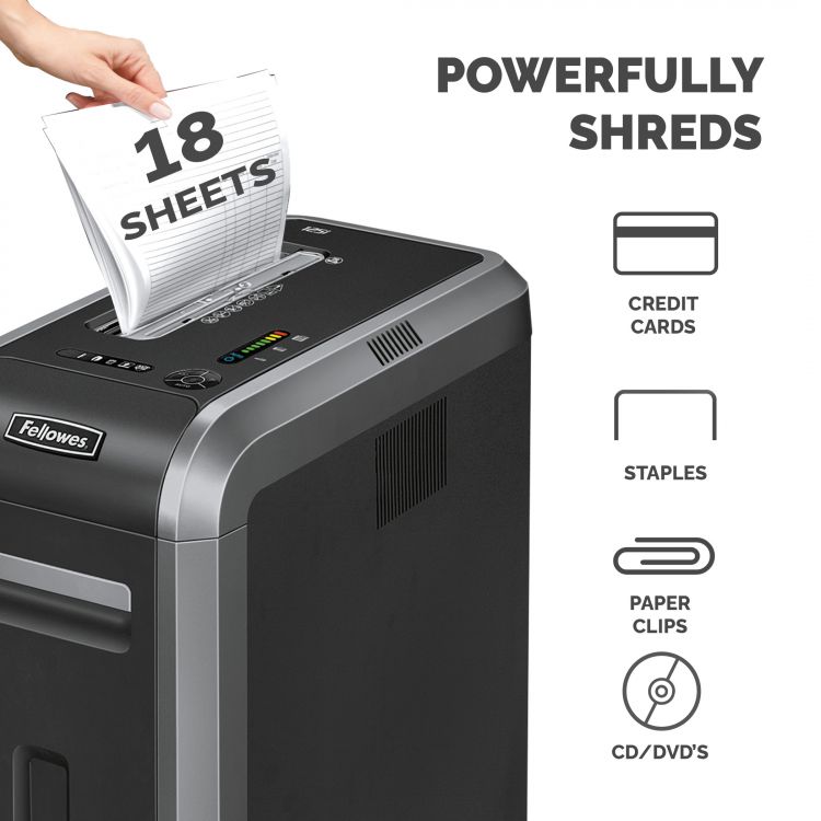 Fellowes 125I Strip Cut Shredder - Image 3