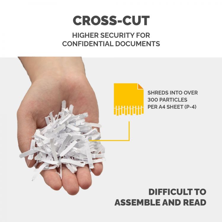 Fellowes 425CI Cross Cut Shredder - Image 3