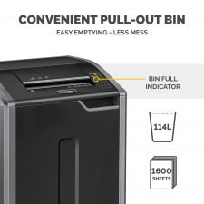 Fellowes 425CI Cross Cut Shredder thumbnail 6