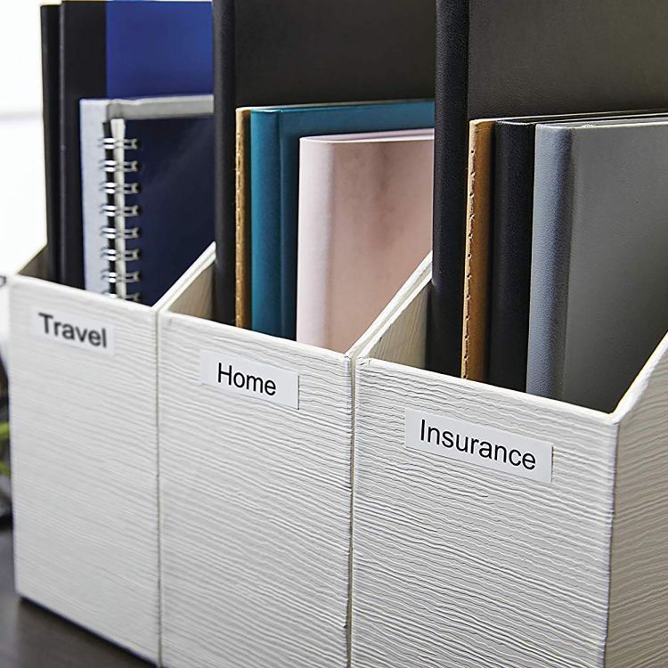 Dymo 45013 D1 12mm x 7m Black on White Tape - Image 8