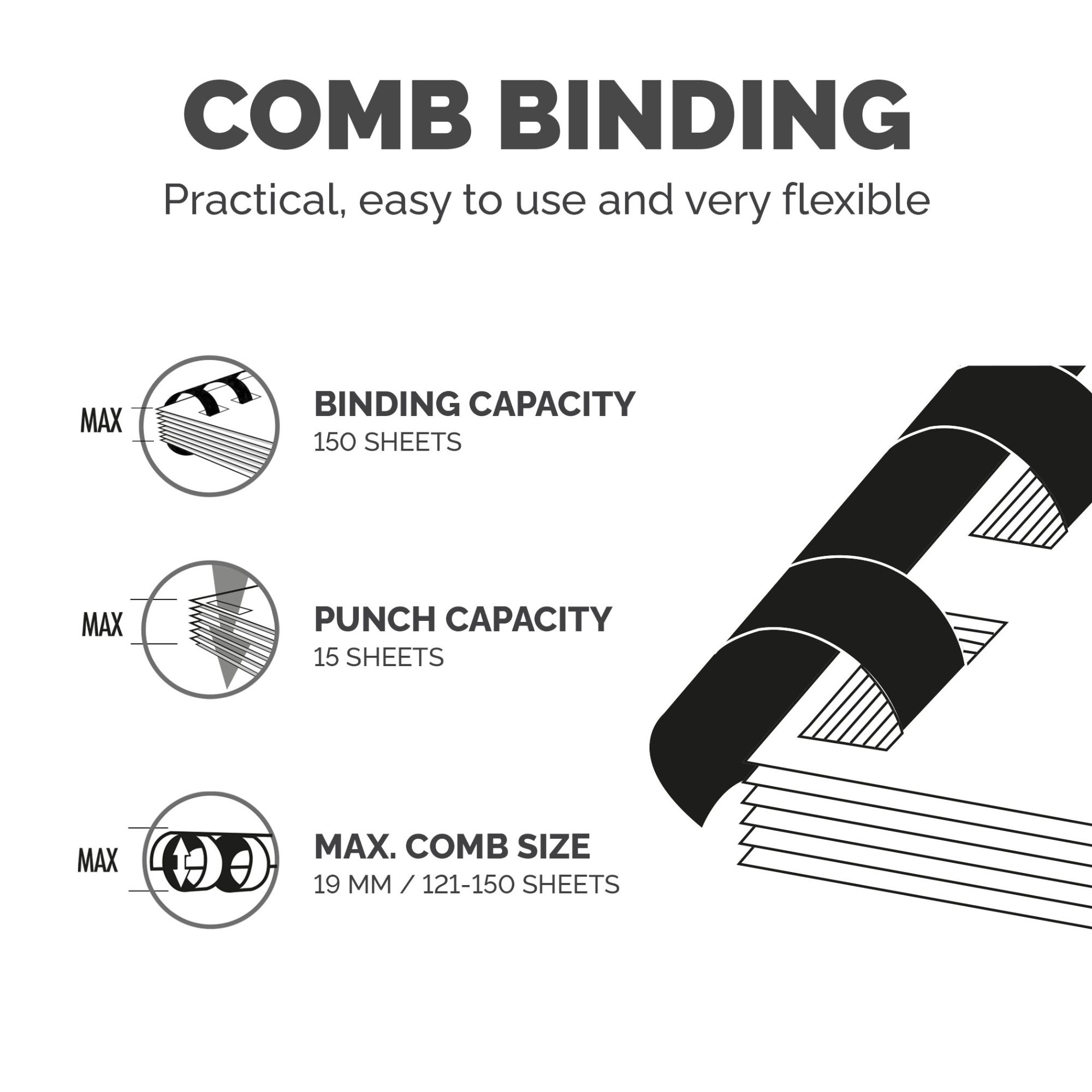 Fellowes Star Plus A4 Comb Binder