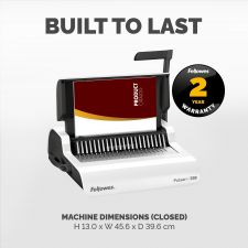 Fellowes Pulsar Plus 300 A4 Comb Binder thumbnail 5