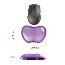 Fellowes 91477-72 Crystal Gel Flex Wrist Rest thumbnail 2