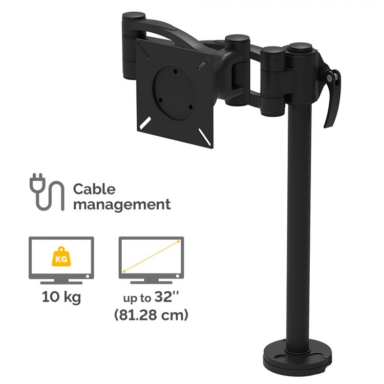 Fellowes 8041601 Vista Single Monitor Arm - Image 3