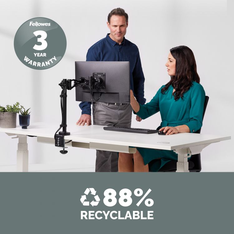 Fellowes 8041601 Vista Single Monitor Arm - Image 5