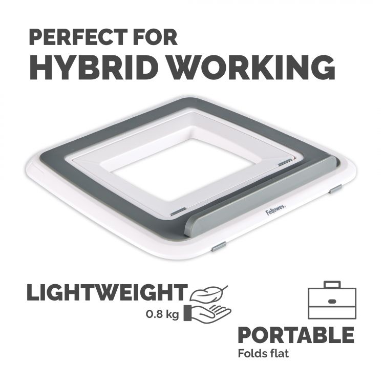 Fellowes 8210101 I-Spire Series Laptop Quick Lift White - Image 5