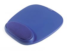 Kensington 64271 Foam Mousepad with Wrist Rest Blue thumbnail 1