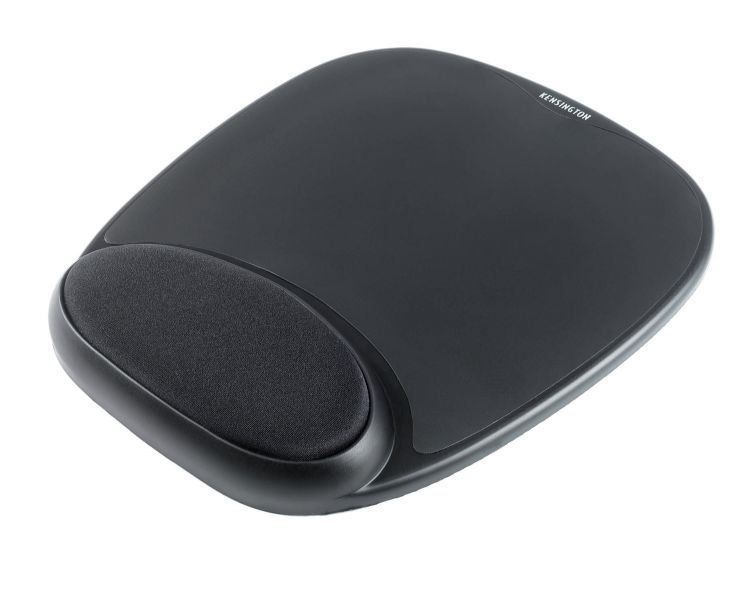 Kensington 62386 Gel Mousepad with Wrist Rest Black - Image 1