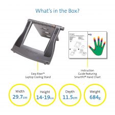 Kensington 60112 SmartFit EasyRiser Laptop Cooling Stand thumbnail 7