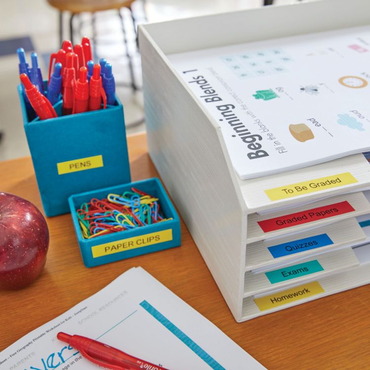 Dymo 45018 D1 12mm x 7m Black on Yellow Tape - Image 7