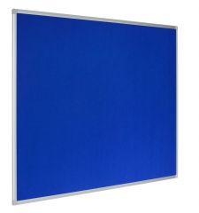 Bi-Office Earth-It Blue Felt Noticeboard Aluminium Frame 1200x900 thumbnail 3