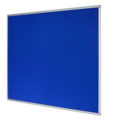 Bi-Office Earth-It Blue Felt Noticeboard Aluminium Frame 1200x900 thumbnail 5