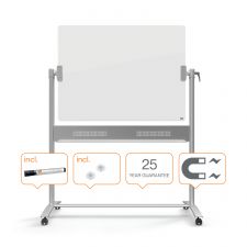 Nobo 1903943 Diamond Glass Magnetic Mobile Board 1200x900mm thumbnail 6