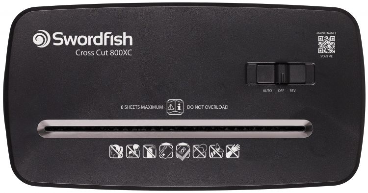 Swordfish 800XC Cross Cut Shredder - Image 5