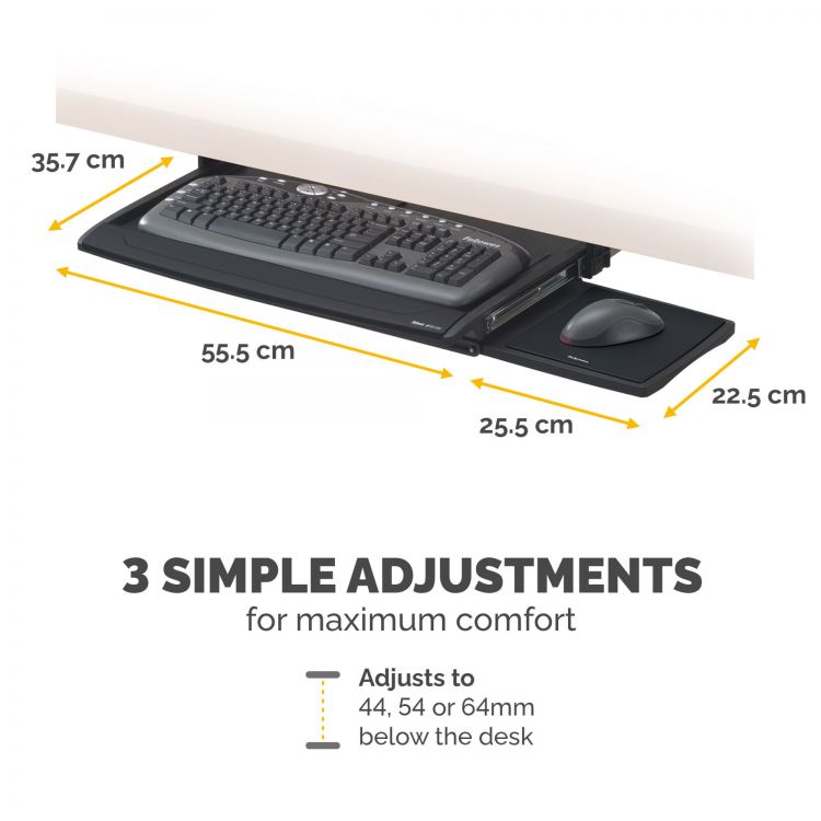 Fellowes 8031201 Office Suites Deluxe Keyboard Manager - Image 2