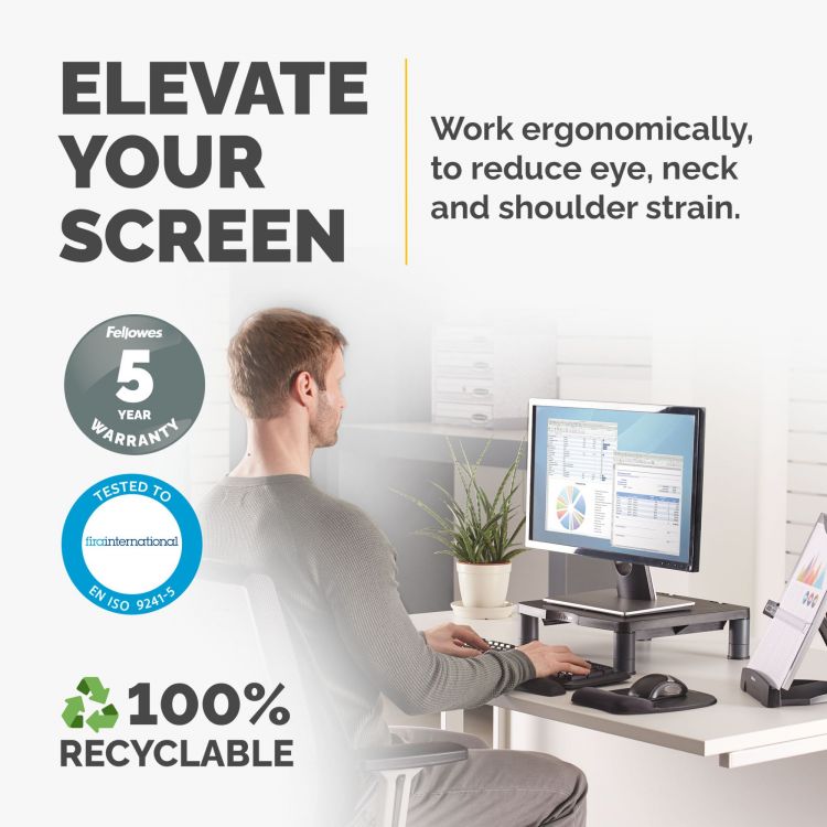 Fellowes 9169301 Classic Standard Monitor Riser Graphite - Image 7