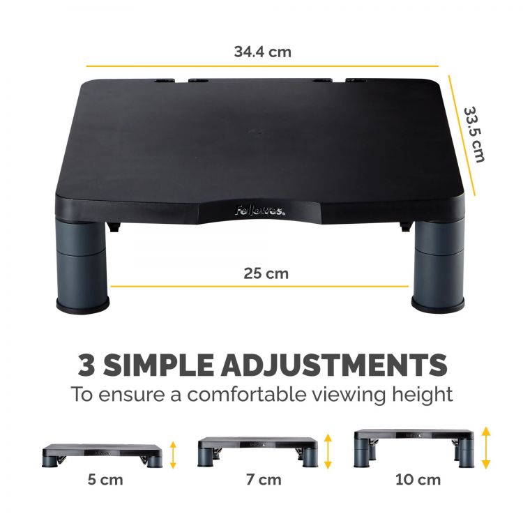 Fellowes 9169301 Classic Standard Monitor Riser Graphite - Image 3