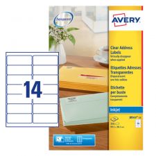 Avery J8563-25 QuickPEEL Address Labels 25 Sheets 14 Labels per Sheet