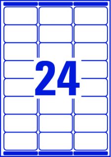 Avery L7159-100 Address Labels 100 sheets - 24 Labels per Sheet thumbnail 2