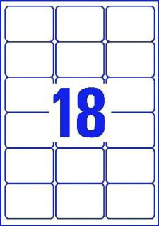 Avery L7161-100 Address Labels 100 sheets - 18 Labels per Sheet thumbnail 2