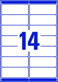 Avery L7163-500 Address Labels 500 sheets - 14 Labels per Sheet thumbnail 2