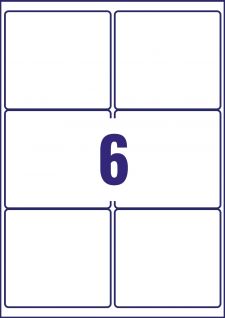 Avery L7166-100 Parcel Labels 100 sheets - 6 Labels per Sheet thumbnail 4