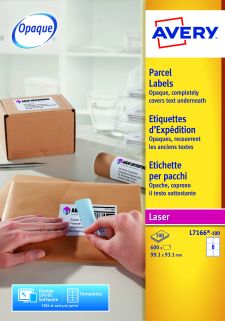 Avery L7166-100 Parcel Labels 100 sheets - 6 Labels per Sheet thumbnail 1