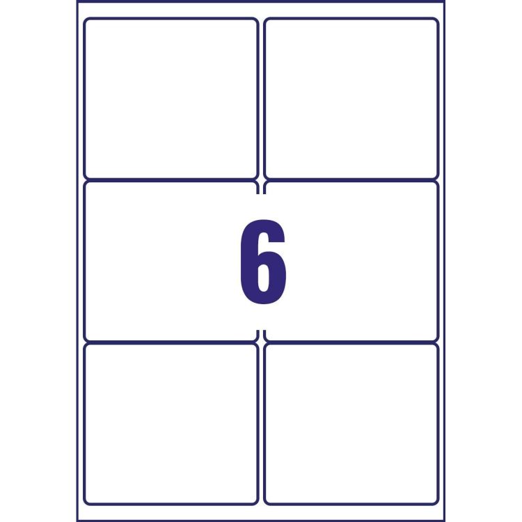 Avery L7166-250 Parcel Labels 250 sheets - 6 Labels per Sheet - Image 3