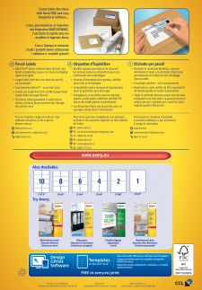 Avery L7169-100 Parcel Labels 100 sheets - 4 Labels per Sheet thumbnail 3