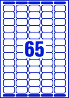 Avery L7651-25 Mini Address Labels 25 sheets - 65 Labels per Sheet thumbnail 2