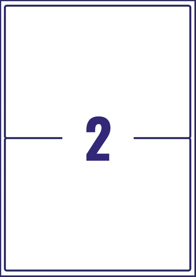 Avery L7168-250 Parcel Labels 250 sheets - 2 Labels per Sheet - Image 2