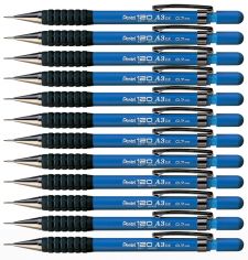 Pentel 120 12 Pack Mechanical Pencil HB 0.7mm Lead Blue Barrel thumbnail 5
