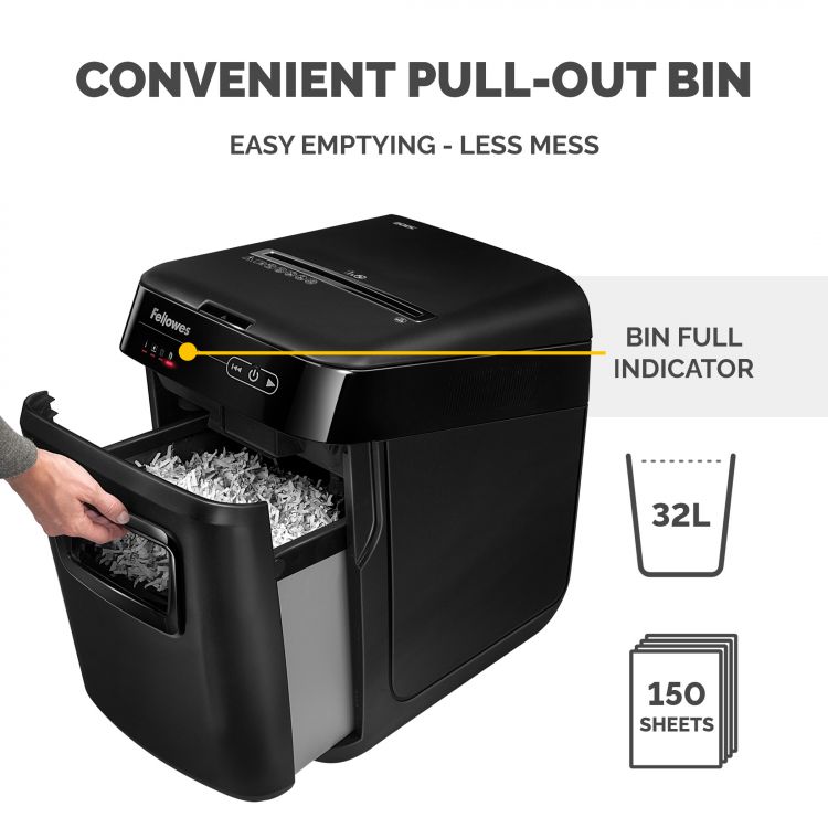 Fellowes Automax 150C Cross Cut Shredder - Image 8