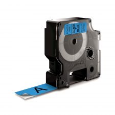 Dymo 45806 19mm x 7m Black on Blue Tape thumbnail 2