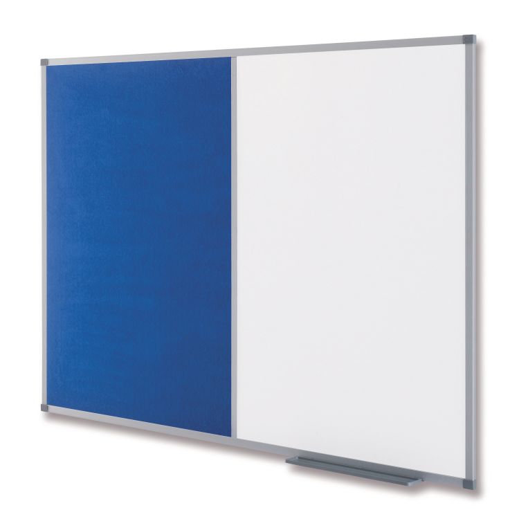 Nobo 1902257 Classic Combi Felt Steel Noticeboard 900x600mm