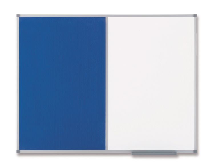 Nobo 1902257 Classic Combi Felt Steel Noticeboard 900x600mm - Image 2