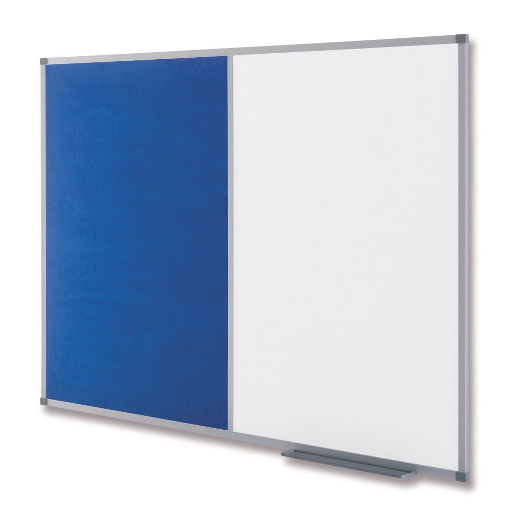 Nobo 1902258 Classic Combi Felt Steel Noticeboard 1200x900mm