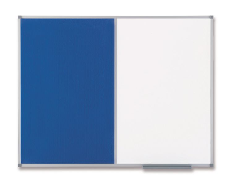 Nobo 1902258 Classic Combi Felt Steel Noticeboard 1200x900mm - Image 2