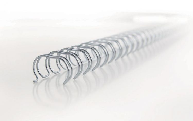 GBC 47901E 5mm White Wire Binders Pack of 100 - Image 2