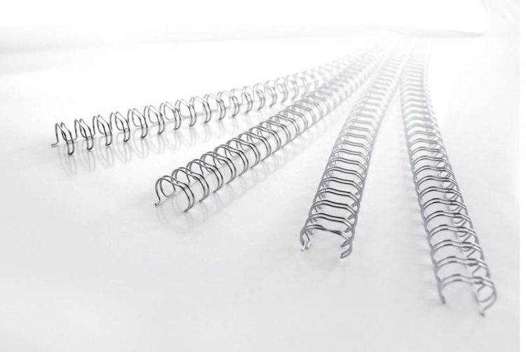GBC 47901E 5mm White Wire Binders Pack of 100 - Image 5