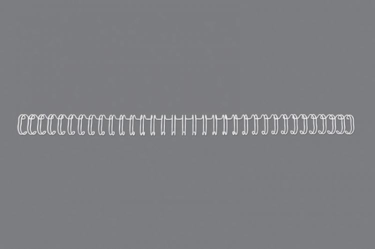 GBC 47901E 5mm White Wire Binders Pack of 100 - Image 3