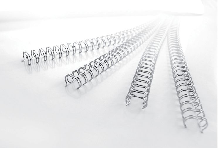 GBC 47901E 5mm White Wire Binders Pack of 100 - Image 1