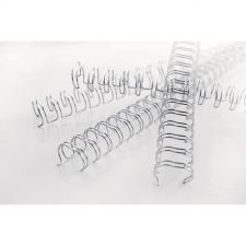 GBC RG810670 No 6 9.5mm White Wire Binders Pack of 100 thumbnail 1