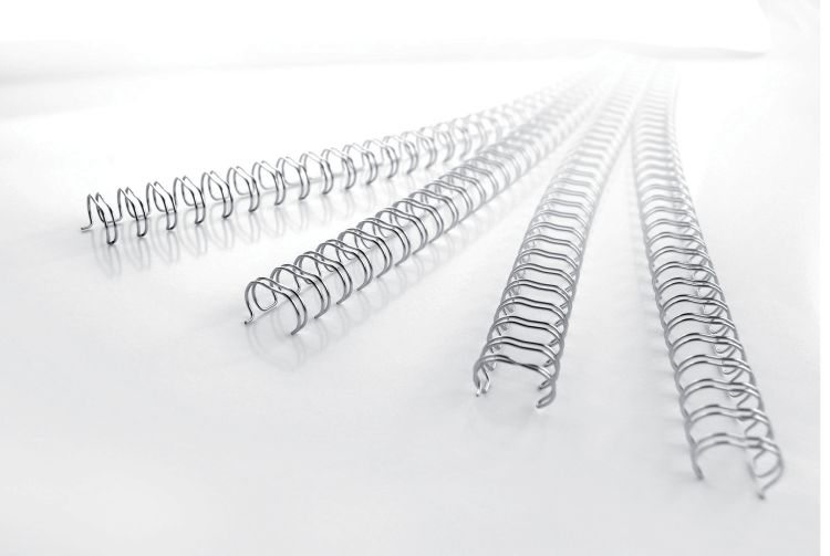 GBC RG810770 11mm White Wire Binders - Image 4