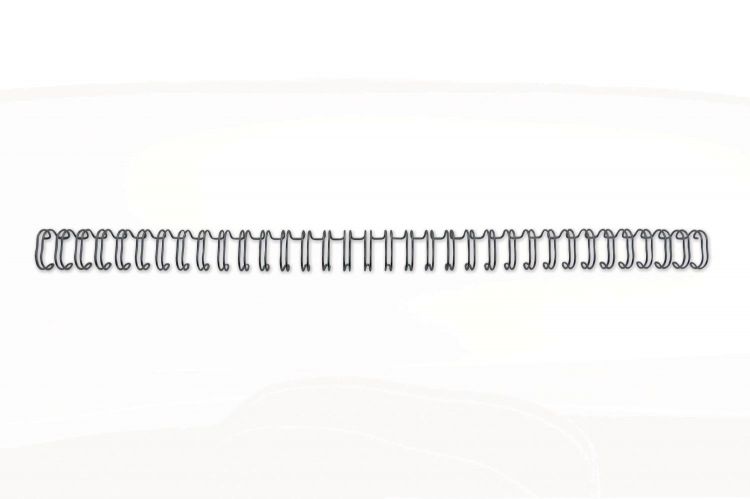 GBC RG810810 12.5mm Black Wirebind Binding Wires Pack of 100 - Image 1