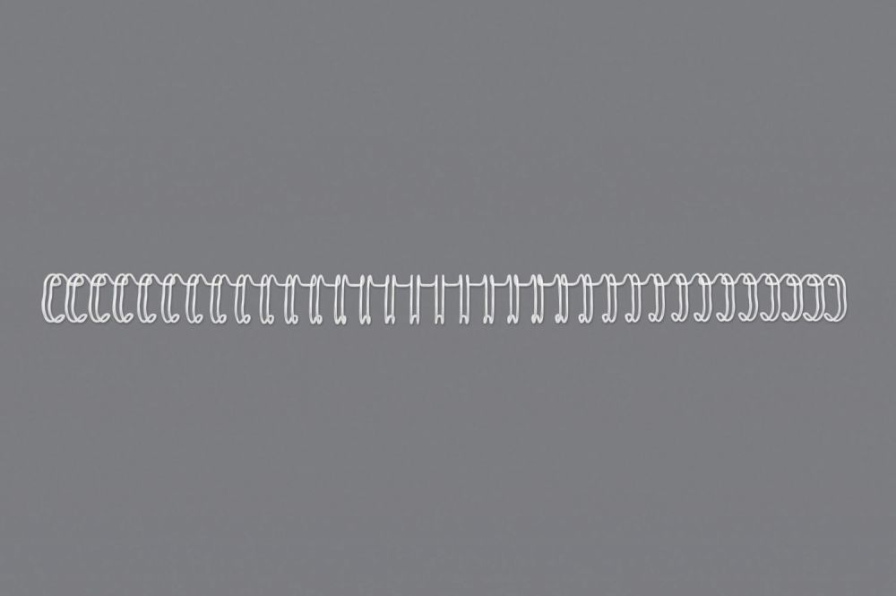 GBC RG810870 White 12.5mm A4 White Binding Wires Pack of 100