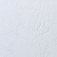 GBC CE040070 Leathergrain A4 Binding Cover White pack of 100 thumbnail 1