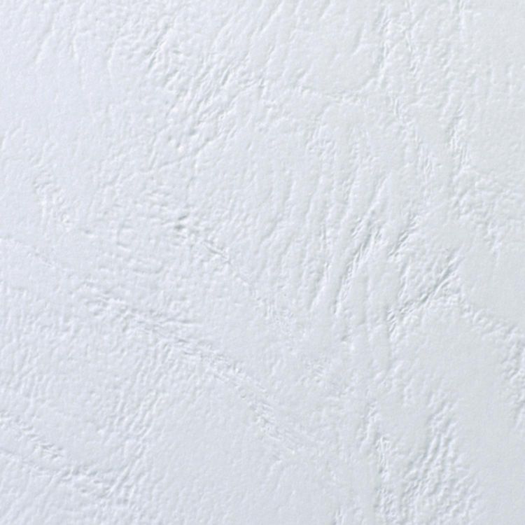 GBC CE040070 Leathergrain A4 Binding Cover White pack of 100 - Image 1
