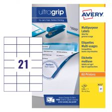 Avery 3652 Multipurpose Labels 100 sheets - 21 Label per Sheet thumbnail 3